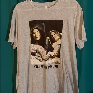Grey’s Anatomy Graphic 'You're My Person' Tee - Light Heather Gray